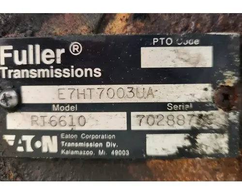 Transmission Assembly Eaton/Fuller RT6610 Complete Recycling Group LLC