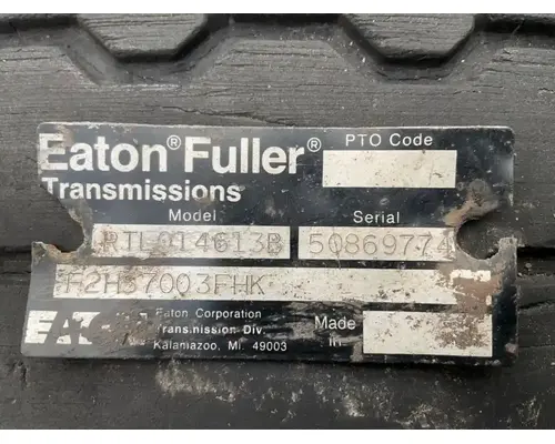 Transmission Assembly Eaton/Fuller RTLO14613B Complete Recycling Group LLC