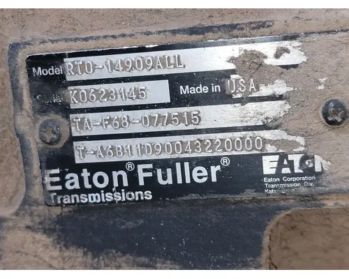 Transmission Assembly EATON/FULLER RTO14909ALL American Truck Salvage