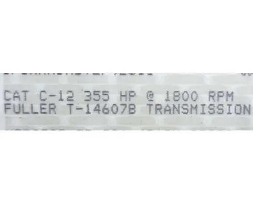 Transmission Assembly Eaton/Fuller T14607B Complete Recycling Group LLC