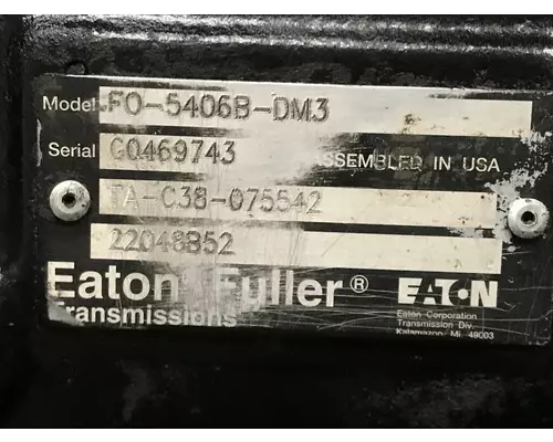 Eaton Mid Range  FO5406B-DM3 Transmission