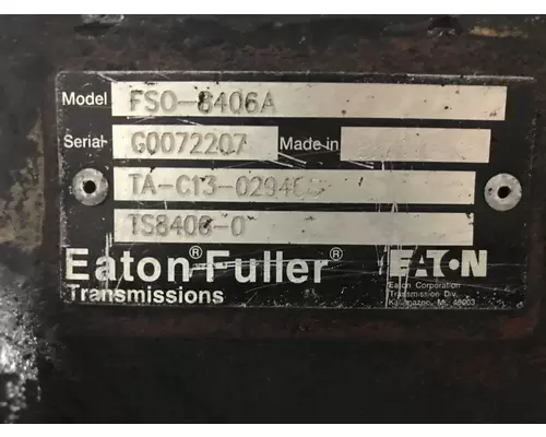 Eaton Mid Range  FSO8406A Transmission