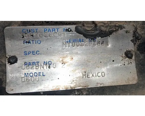 Eaton/Spicer D600N Axle Assembly, Front (Steer)