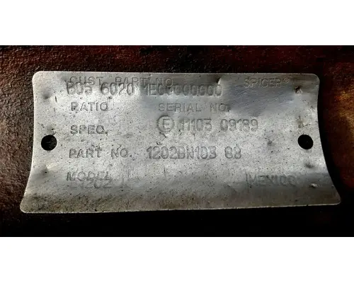 Eaton/Spicer E1202I Axle Assembly, Front (Steer)