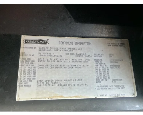 Eaton/Spicer E1322W Axle Assembly, Front (Steer)