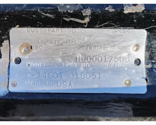 Eaton/Spicer E1460I Axle Assembly, Front (Steer)