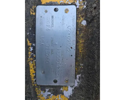 Eaton/Spicer EFA20F4 Axle Assembly, Front (Steer)
