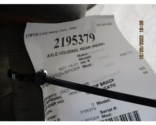 Axle Housing (Rear) EATON-SPICER R46170 LKQ Heavy Truck - Tampa