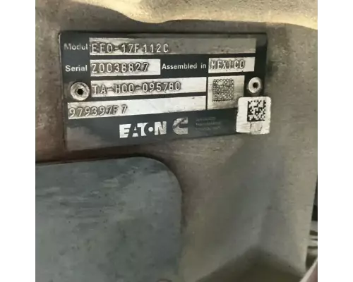 Transmission Assembly Eaton/Fuller EEO-17F112C Garabedian Equipment Company