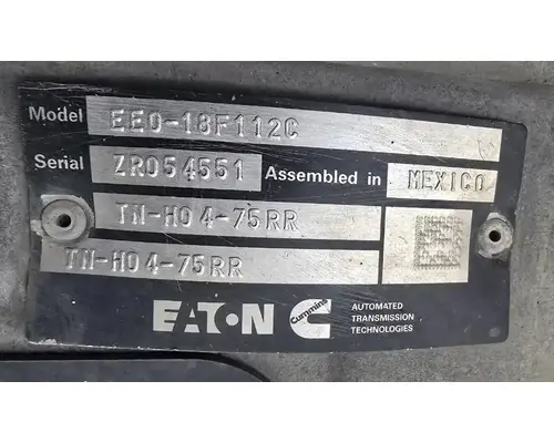 Transmission Assembly Eaton/Fuller EEO18F112C Geco - Dinuba