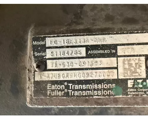 Transmission Assembly EATON/FULLER FO-18E313A-MHP American Truck Salvage