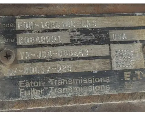 Transmission Assembly Eaton/Fuller FOM16E310CLAS Geco - Fresno
