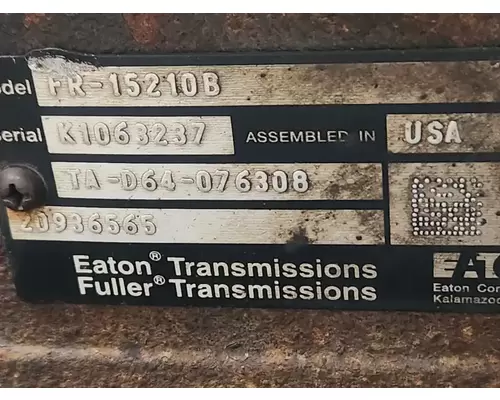 Transmission Assembly Eaton/Fuller FRO15210B Complete Recycling Group LLC