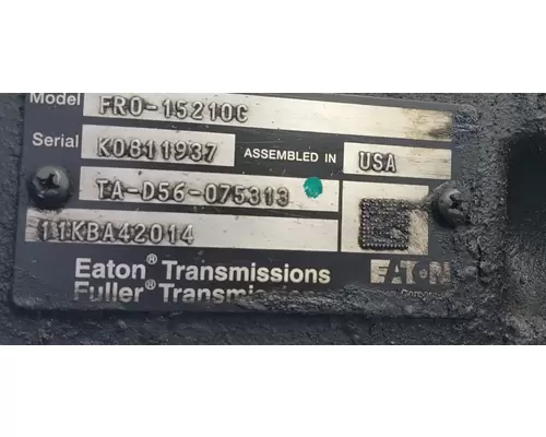 Transmission Assembly Eaton/Fuller FRO15210C Complete Recycling Group LLC