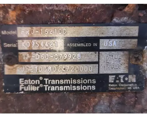 Transmission Assembly Eaton/Fuller FRO16210C Complete Recycling Group LLC