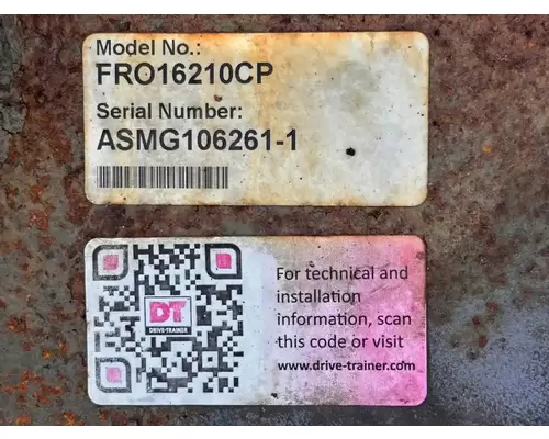 Transmission Assembly Eaton/Fuller FROF16210C Complete Recycling Group LLC