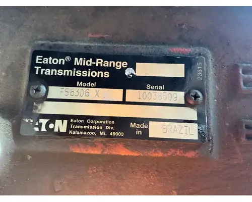 Transmission Assembly Eaton/Fuller FS6306X Geco - Fresno