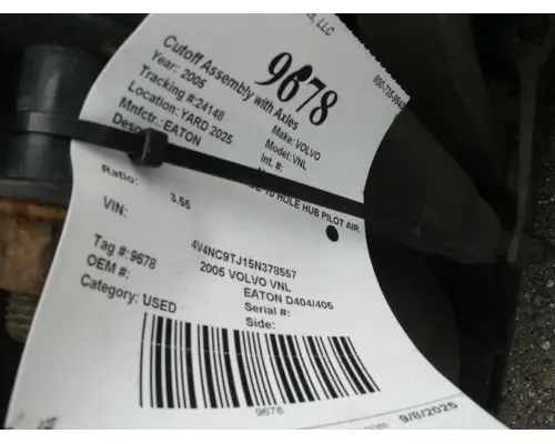 Cutoff Assembly (Complete With Axles) EATON D404/405 Big 3 Truck Parts, LLC