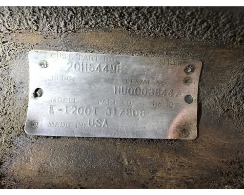 Axle Beam (Front) Eaton E-1200I Vander Haags Inc CB