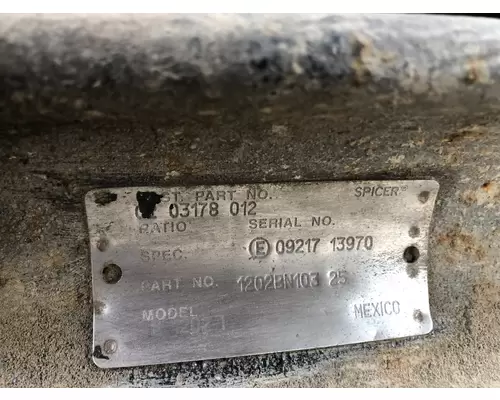 Eaton E-1202I Axle Assembly, Front (unused)