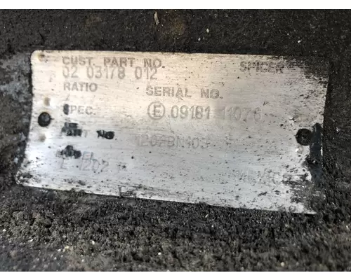 Eaton E-1202I Axle Assembly, Front (unused)