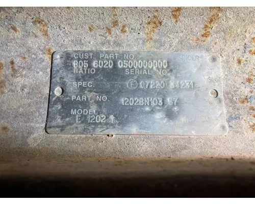 Eaton E-1202I Axle Assembly, Front (unused)