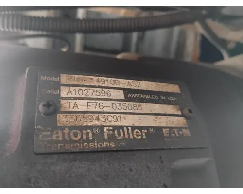 Transmission Assembly EATON RTO14910B-AS2 Crj Heavy Trucks And Parts
