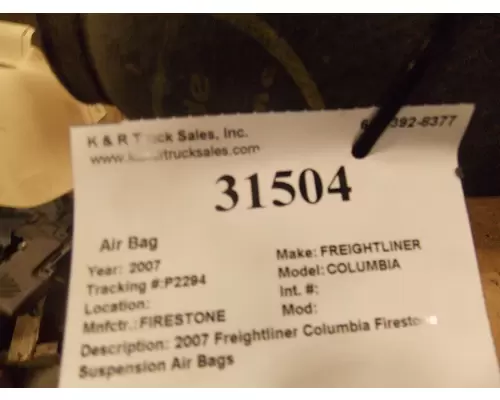 FIRESTONE COLUMBIA Air Bag
