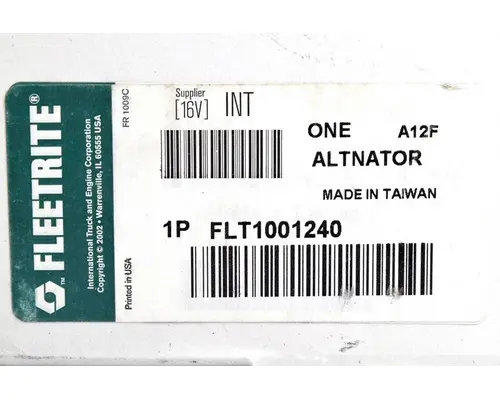 FLEETRITE  Alternator