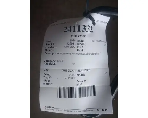 FONTAINE LT625 Fifth Wheel