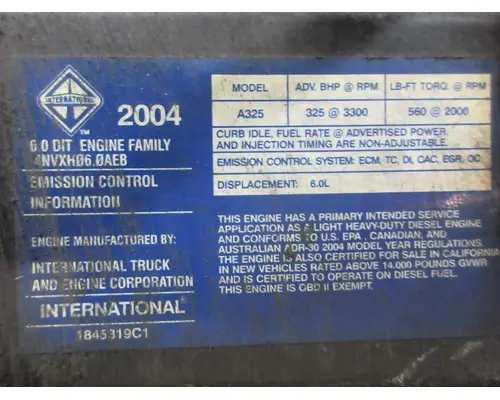 FORD 6.0 Engine Assembly