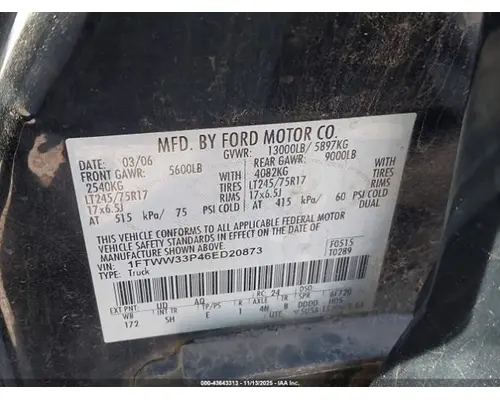 FORD 6.0 Engine Assembly