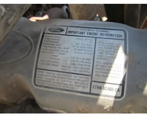 FORD 6.6 Engine Assembly