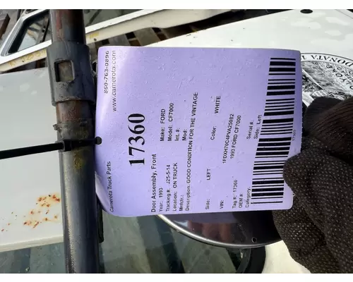 FORD CF7000 Door Assembly, Front