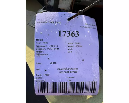 FORD CF7000 Hood