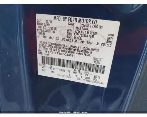 FORD F-150 Engine Assembly