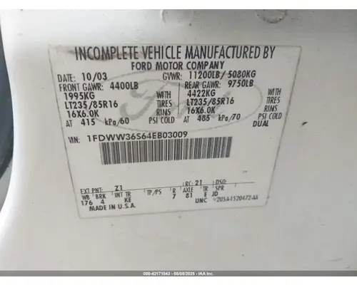 FORD F-350 Engine Assembly