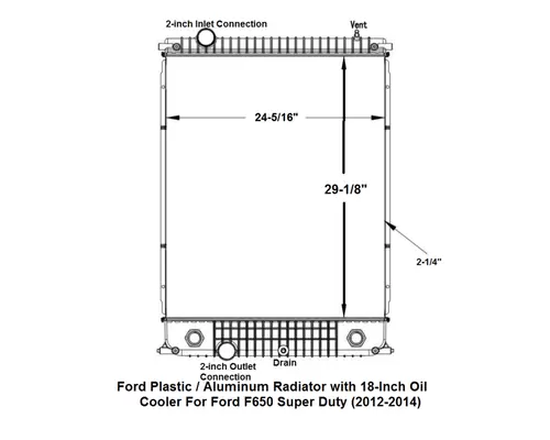 FORD F-650 Super Duty Radiator