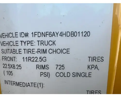 FORD F-650 Door Assembly, Front