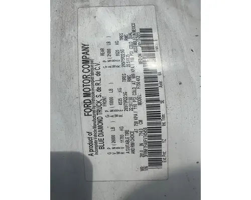 FORD F-750 Drive Shaft, Front