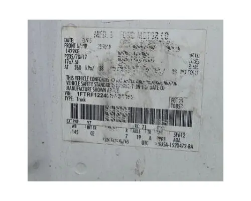 FORD F150 Vehicle For Sale