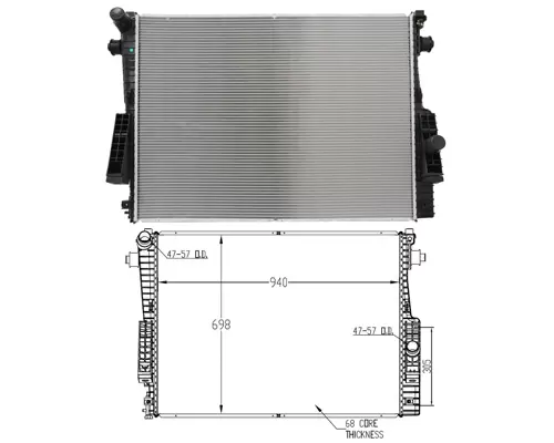 FORD F350SD (SUPER DUTY) RADIATOR ASSEMBLY