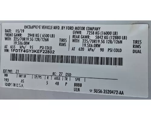 FORD F450 SUPERDUTY XL Used Trucks