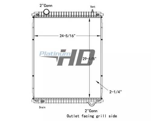 FORD F500 RADIATOR ASSEMBLY