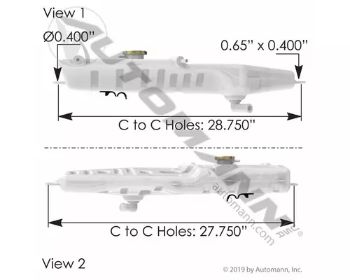 FORD F550 Coolant Reservoir