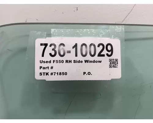 FORD F550 Door Window Glass