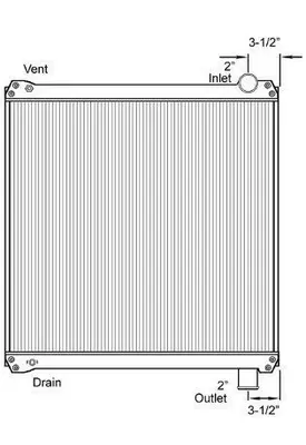 FORD F600 (1999-DOWN) RADIATOR ASSEMBLY