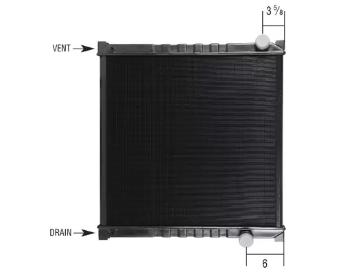 FORD F600 (1999-DOWN) RADIATOR ASSEMBLY