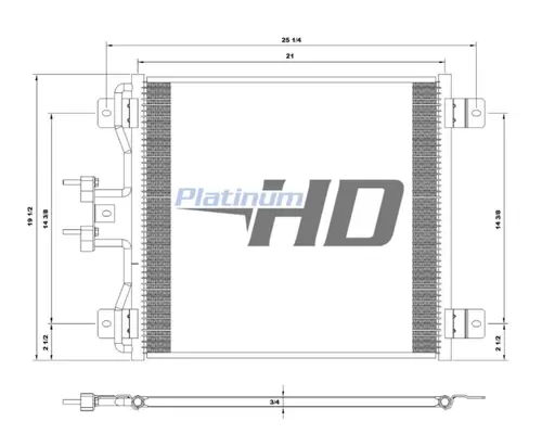 FORD F650 Air Conditioner Condenser