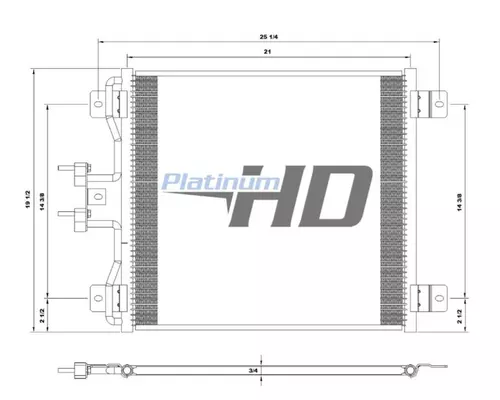 FORD F650 Air Conditioner Condenser